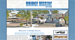 Desktop Screenshot of bridgemarinesales.com